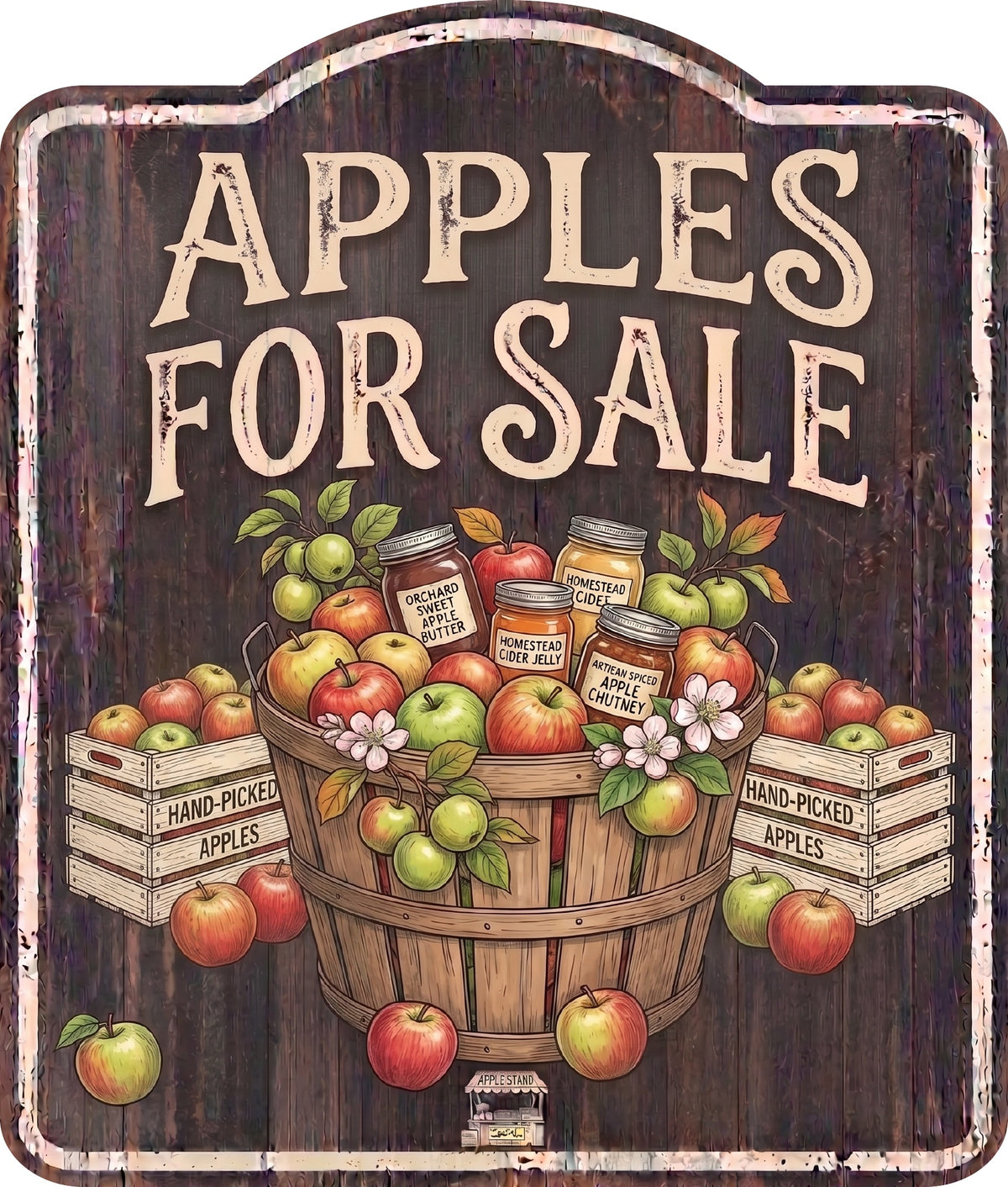 Apples for Sale Rustic Sign