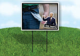 I DID THAT EMPTY POCKET 18 in x 24 in Yard Sign Road Sign with Stand