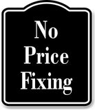 No Price Fixing Elegant BLACK Aluminum Composite Sign