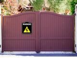 Warning Mind Head Repair Caution OSHA Danger BLACK Aluminum Composite Sign