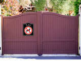 No pets Symbol Prohibition BLACK Aluminum Composite Sign
