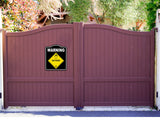 Warning_Oxygen_2_Safty_OSHA_Danger_BLACK Aluminum Composite Sign