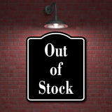 Out of Stock Elegant BLACK Aluminum Composite Sign