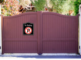 No Parking Symbol BLACK Aluminum Composite Sign