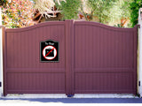 No Bags bag store BLACK Aluminum Composite Sign