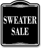 Sweater Sale BLACK Aluminum Composite Sign