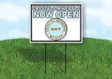 CRYSTAL MINERAL ELLY Yard Sign Road with Stand LAWN SIGN