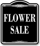 Flower Sale BLACK Aluminum Composite Sign