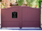 Bar under Construction excuse appearance BLACK Aluminum Composite Sign