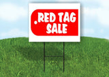 RED TAG SALE Yard Sign with Stand LAWN SIGN