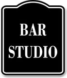 Bar Studio BLACK Aluminum Composite Sign