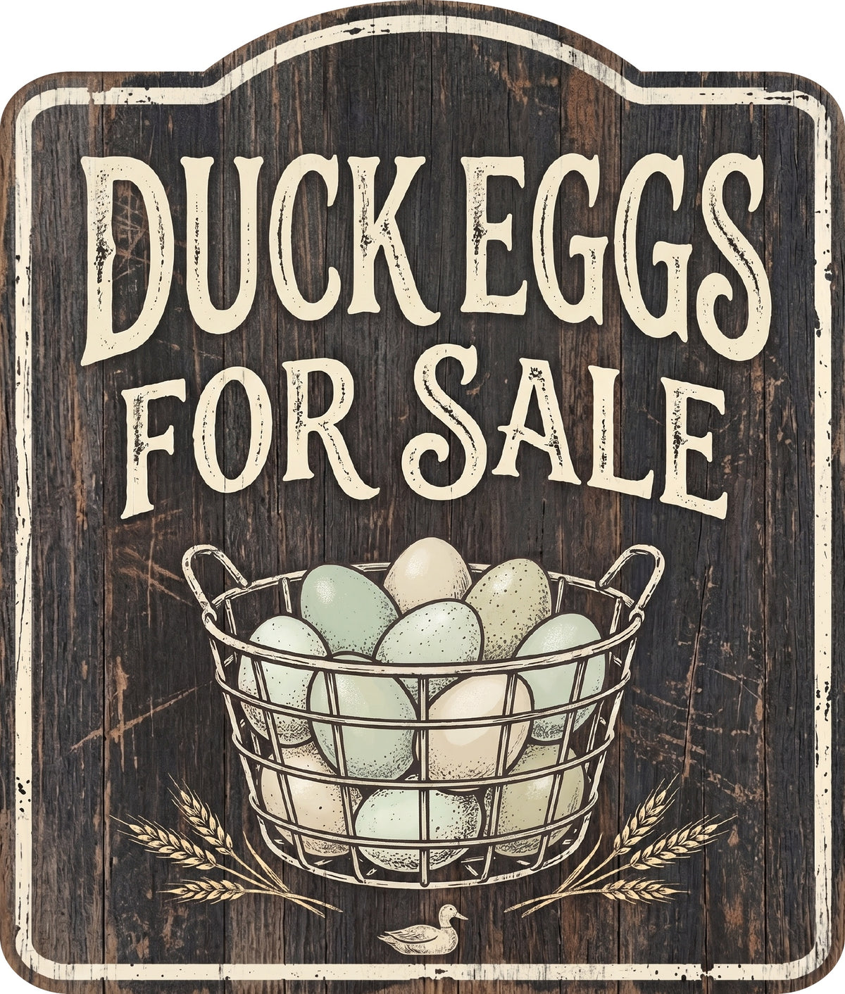 Duck Eggs for Sale Rustic