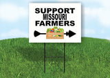 MISSOURI SUPPORT FARMERS RIGHT ARROW Yard Sign w Stand LAWN  SIGN Single