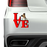 Fox Terrier Dog Love Park Dog Fridge Refrigerator Car Magnet