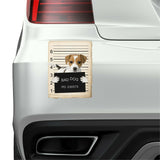 Russel Terriere Mugshot Bad Dog Fridge refrigerator Car Magnet