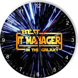 Best It Manager in the Star Galaxy Wars Space Kitchen Living room Wall Clock