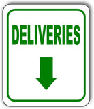 DELIVERIES DIRECTIONAL GREEN 8 Arrow Variations Metal Aluminum composite sign