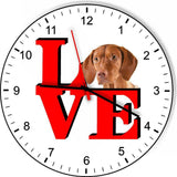 Visla Cute Puppy Dog kitchen living room Wall Clock