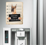 Great Dane Mugshot Bad Dog Fridge refrigerator Car Magnet