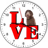 Labradoodle Cute Puppy Dog kitchen living room Wall Clock