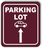 PARKING LOT DIRECTIONAL ARROW TRAIL 8 Variations Metal Aluminum composite sign