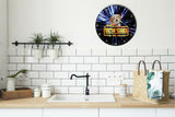 Best Tibetan Terrier Dog Galaxy Wars Space Star Kitchen Livingroom Wall Clock
