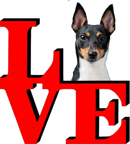 Toy Fox Terrier Cute Dog Fridge Refrigerator Car Magnet
