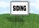 SIDING 18 in x 24 in Yard Sign Road Sign with Stand