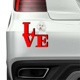 Poodle Love Park Cute Dog Fridge Refrigerator Car Magnet
