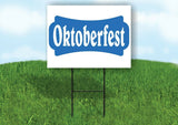 OKTOBERFEST BLUE TAG Yard Sign Road with Stand LAWN SIGN