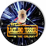 Best Lakeland Terrier Dog Galaxy Wars Space Star Kitchen Livingroom Wall Clock
