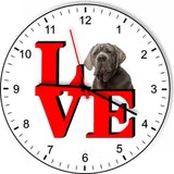 Neopolitan Mastiff Cute Puppy Dog kitchen living room Wall Clock