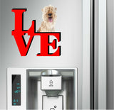 Lakeland Terrier Dog Love Park Dog Fridge Refrigerator Car Magnet