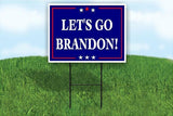 Lets Go Brandon Plastic Yard Sign ROAD SIGN with Stand
