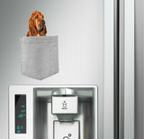 Bloodhound in pocket Fridge Car Magnet Bumper Sticker App size 4"x7"