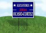 ALEXANDRIA OCASIO CORTEZ 2024 Yard Sign with Stand LAWN SIGN