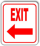 EXIT LEFT ARROW Sign metal outdoor sign parking lot sign long lasting