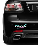 Set of 4  magnetic bumper stickers magnets transgender FLAG PRIDE LOVE WINS