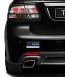 Thin Blue Line American Police Flag Car MAGNET Magnetic Bumper Sticker 4.25" X8"