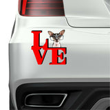 Chihuahua with glasses Dog Love Park Dog Fridge Refrigerator Car Magnet