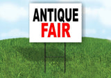 ANTIQUE FAIR Yard Sign with Stand LAWN SIGN