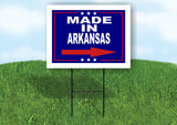 ARKANSAS MADE IN RIGHT ARROW Yard Sign w Stand LAWN SIGN Single
