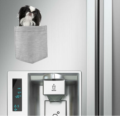 Japansese Chin Dog in pocket Fridge Car Magnet Bumper Sticker App size 4"x7"