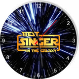 Best Singer in the Star Galaxy Space Kitchen Living room Wall Clock