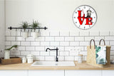 Saluki Cute Puppy Dog kitchen living room Wall Clock