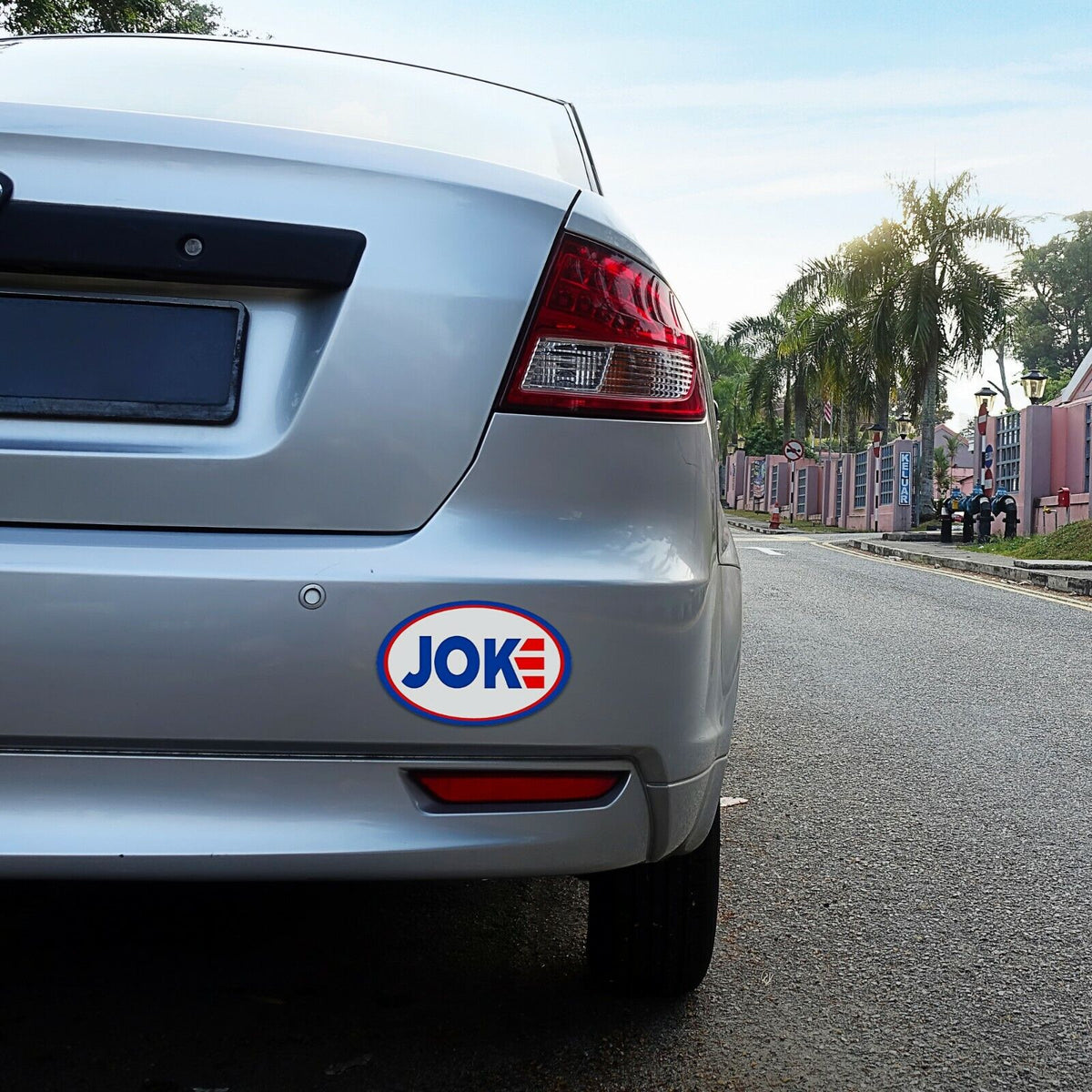 JOKE Joe Biden worst President Car magnet Magnetic Bumper Sticker Donald Trump