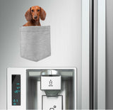 Dachshund Dog in pocket Fridge Car Magnet Bumper Sticker App size 4"x7"