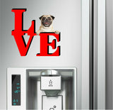 Pug Park Cute Dog Fridge Refrigerator Car Magnet