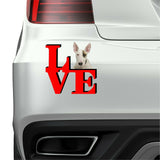 Bull Terrier Dog Love Park Cute Dog Fridge Refrigerator Car Magnet