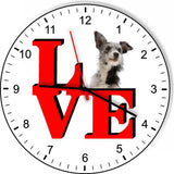 Australian Cattle Dog Love Park Cute Puppy Dog kitchen living room Wall Clock